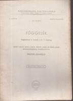 Priszter Szaniszló: Magyarország Kultúrflórája I. kötet F/2.füzet - Virágtalanok: Függelék (Kiegészítések és mutatók a 8-11. füzethez) (Kultúrflóra 14.)