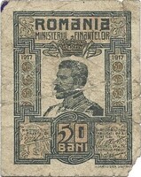 50 bani 1917 Románia Ritka 1.