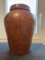 Terrakotta pöttyös kerámia urna