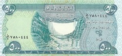 500 dinár dinars 2004 Irak Iraq UNC
