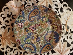 Antik ARARABESZK mintás Zsolnay teáscsésze-alj - rendkívül ritka ! Hiánypótlásra- v restaurálásra --