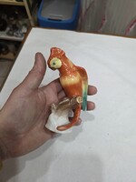 Herendi porcelán papagáj figura