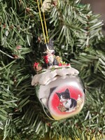  Karácsonyi Cica Csengő Dísz – Ashton-Drake Galleries „Teddy and Me”