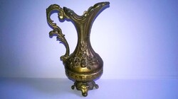 Barokkos réz karaffa , kiöntő 1. - polcdísz
