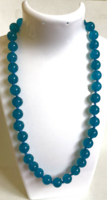 Egyenként csomózott, 10mm Apatit ásványokból nyaklánc