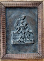 Mária a Gyermekkel, a gyermek Keresztelő Jánossal, bronz