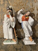 Herendi táncoló paraszt és búsuló juhász