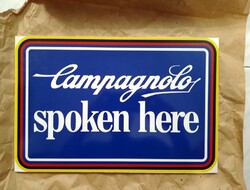 CAMPAGNOLO kerékpáralkatrész reklámtábla