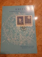 Emléklap bélyegekkel Kopernikusz