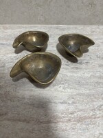 Richard Rohac (RR) vintage bronz hamutál  – Mid-Century Modern – 3 db
