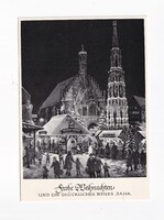 KA:331 Régi Karácsonyi üdvözlő képeslap POSTATISZTA!