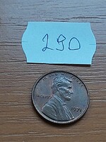 USA 1 CENT 1971  Abraham Lincoln,  Réz-cink  290.