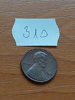 USA 1 CENT 1981  Abraham Lincoln,  Réz-cink  310.