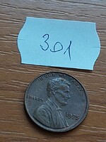 USA 1 CENT 1975  Abraham Lincoln,  Réz-cink  301.