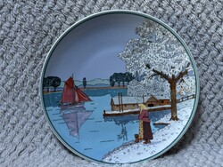 Villeroy&Boch porcelán falitányér, falikép, falidísz