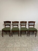 Mahagóni étkezőszék garnitúra 4 db