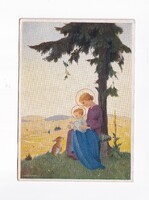 KA:333 Régi Karácsonyi üdvözlő képeslap POSTATISZTA!