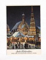 KA:331 Régi Karácsonyi üdvözlő képeslap POSTATISZTA!