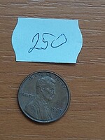 USA 1 CENT 1979  Abraham Lincoln, Réz-Cink  250.