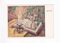 KA:333 Régi Karácsonyi üdvözlő képeslap POSTATISZTA!