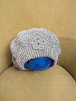 Női kötött sapka, téli sapka, új darab !