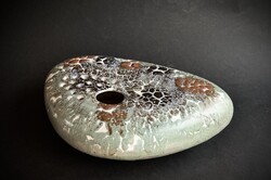 Komlós István és Komlós Miklós nagy ikebana kavics váza