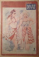 Antik a 2. világháború alatt kiadott divatlap - Párisi divat - 1944