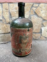 Hazai likőr rum címkés üveg