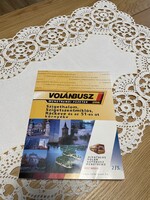 Volánbusz menetrend