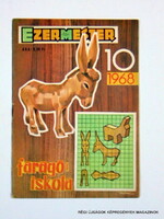 1968 október  /  EZERMESTER  /  Régi ÚJSÁGOK KÉPREGÉNYEK MAGAZINOK Ssz.:  11704