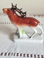 Cluj Napoca porcelán szarvas figura