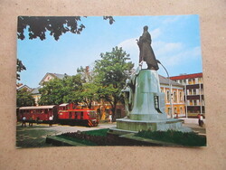 1980. Sátoraljaújhely Kossuth szobor, kisvasút  (177)