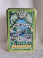 Vintage ProvenceD'antan organic Marseille Herbal tea ajándék fémdoboza ünnepi csomagoláshoz