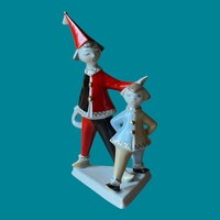 Hollóházi porcelán bohóc