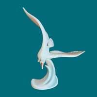 Hollóházi porcelán sirály figura