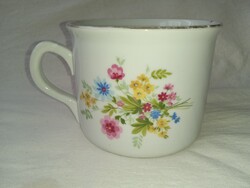 Zsolnay porcelán tejfölös csupor- bögre