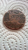 1792 Anglia 1/2 Penny kereskedői zseton Shropshire - Coalbrook Dale!