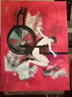 Olajfestmény -Drégely László alkotása