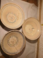 3db.antik lakodalmas tál Kalocsa