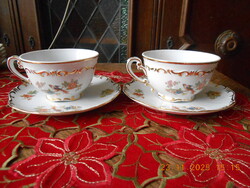 Zsolnay paradicsom madaras teás csésze