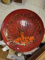 Fórizsné Sárai Erzsébet falitányér 38cm kerámia