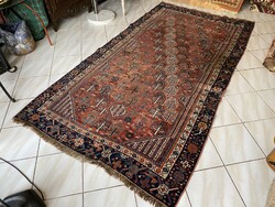 Antik 19.sz. Khamseh Perzsaszőnyeg 140x270