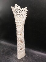 KÉZZEL FARAGOTT  SZARVASMARHACSONT  INDONÉZIA BALI,22cm,4195b