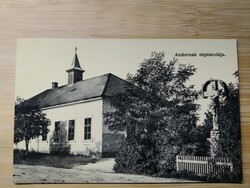 Régi képeslap, Andornak falu Borsod Vármegyében,Baross nyomda kiadás, postatiszta