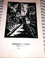 1976. Andruskó Károly (1915-2008) grafikusművész MŰVÉSZETI ALBUM KÉPEKKEL a képek szerint ZENTA
