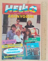 MVH Menyhárt Homonyik Vikidál poszter | Helllo magazin 1991/15 | Zámbó Jimmy, Első Emelet, Republic