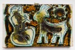 Fürtös György - Zsolnay pirogránit falidísz