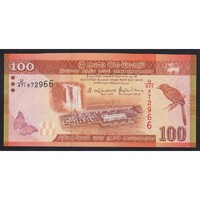 Ceylon-Sri Lanka,100 rupees 2016 UNC