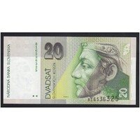 Szlovákia,20 korun 1993 UNC
