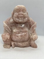 Rózsakvarc ásvány buddha 3,1 kg